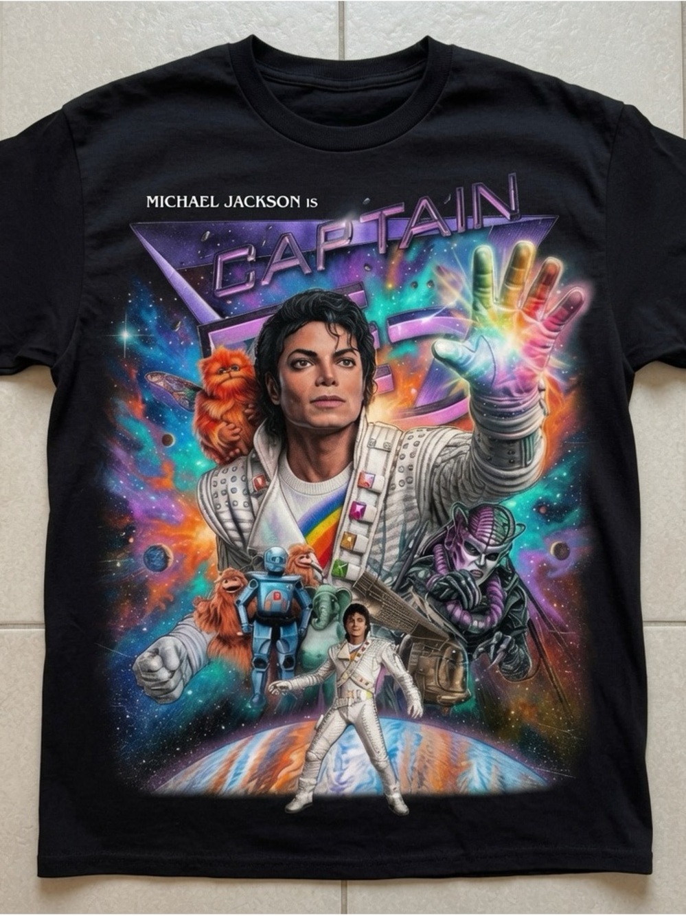 Michael Jackson Captain EO
Tour Disney T-shirt